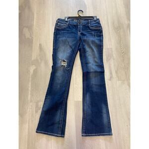 Ariya Jeans Blue Denim Modern Bootcut Jeans 5-Pockets Women's Size 7/8